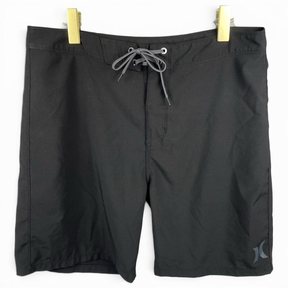 Hurley Men's Board Shorts Swim Trunks Black 32 (fits up to 34)